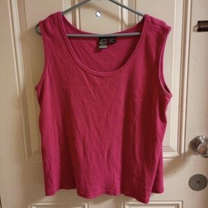 2/$10 Pink Sleeveless Top Size 3x